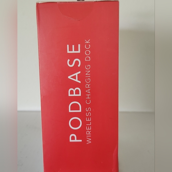 iJoy White Wireless Charging Dock for AirPods - Picture 3 of 5